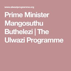 Mangosuthu Buthelezi