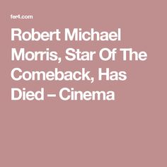 Robert Michael Morris