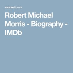 Robert Michael Morris