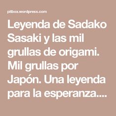 Sadako Sasaki