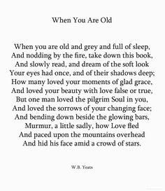 W B Yeats