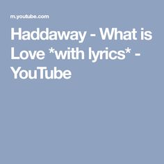 Haddaway