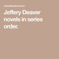 Jeffery Deaver