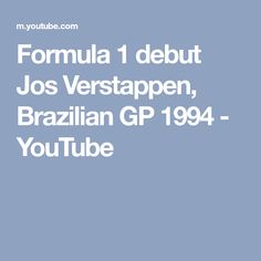 Jos Verstappen