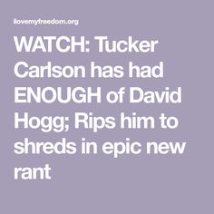 Tucker Carlson