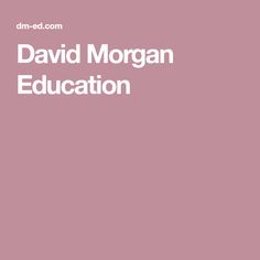 David Morgan