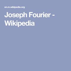 Joseph Fourier