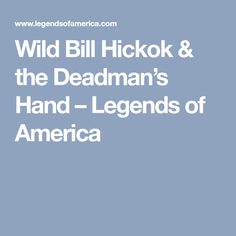 Wild Bill Hickok