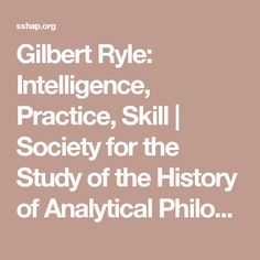 Gilbert Ryle