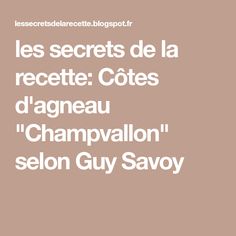 Guy Savoy