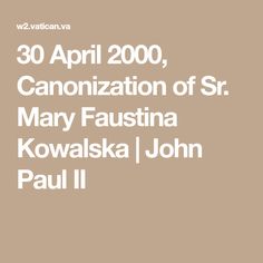 Mary Faustina Kowalska