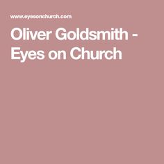 Oliver Goldsmith