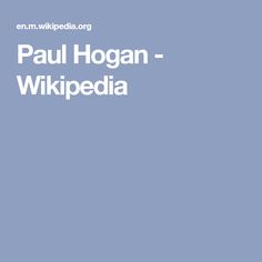 Paul Hogan