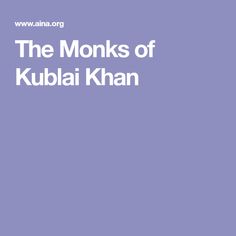 Kublai Khan