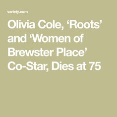 Olivia Cole