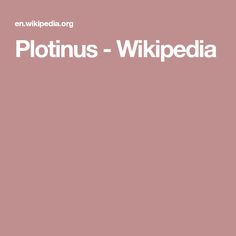 Plotinus