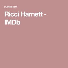 Ricci Harnett