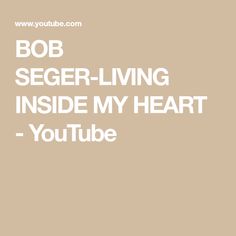 Bob Seger