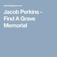 Jacob Perkins