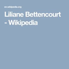 Liliane Bettencourt