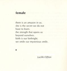 Lucille Clifton