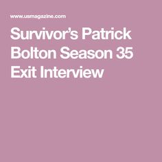 Patrick Bolton