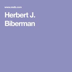 Herbert Biberman