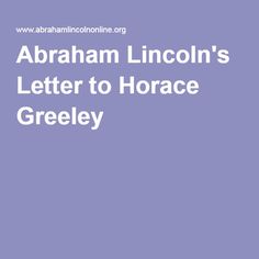 Horace Greeley