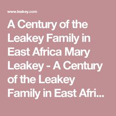 Mary Leakey