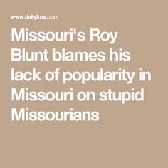 Roy Blunt