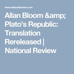 Allan Bloom