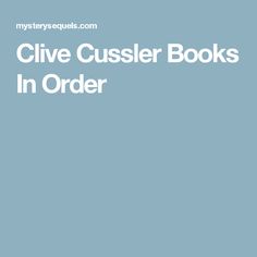 Clive Cussler