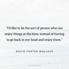 David Foster Wallace