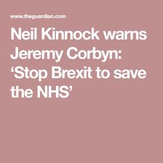 Neil Kinnock