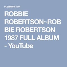 Robbie Robertson