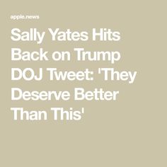 Sally Yates