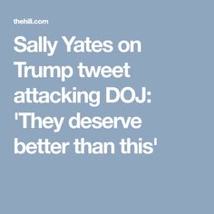 Sally Yates