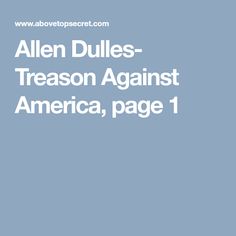 Allen Dulles