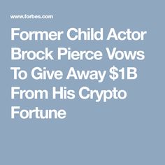 Brock Pierce