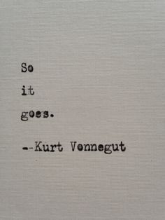 Kurt Vonnegut