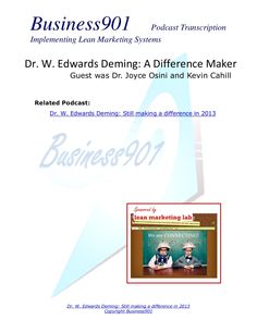 W Edwards Deming