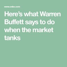 Warren Buffett