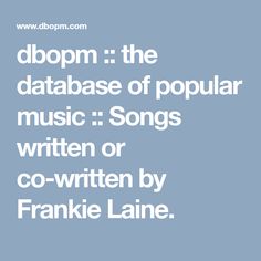 Frankie Laine