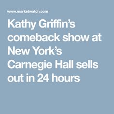 Kathy Griffin