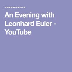 Leonhard Euler