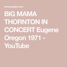 Big Mama Thornton