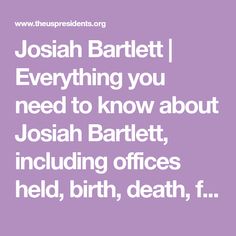 Josiah Bartlett