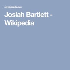 Josiah Bartlett