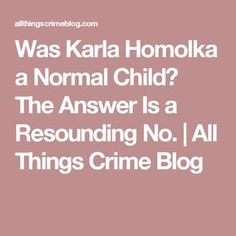 Karla Homolka