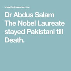 Abdus Salam